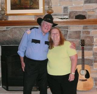 James Best at Taylor Home Inn with Marsha