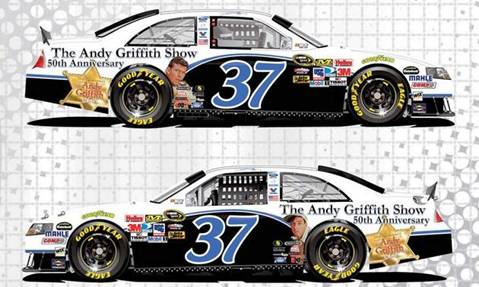 “Andy Griffith Show” car at NASCAR’s Bank of America 500 Sprint Cup race