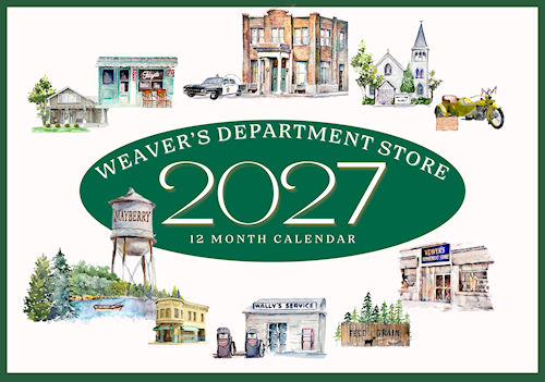2027 Mayberry Wall Calendar