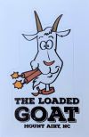 The Loaded Goat Cartoon Sticker