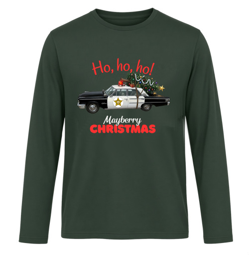 Ho Ho Ho Mayberry Christmas Long sleeve T-shirt