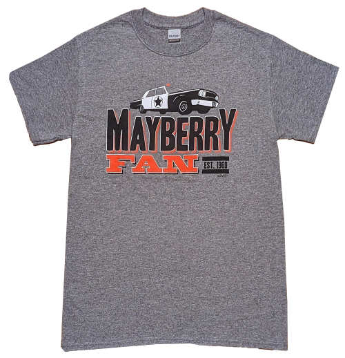 Mayberry Fan Chambray Heather Gray T-shirt