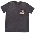 Mayberry Pocket Flag Dark Gray T-shirt