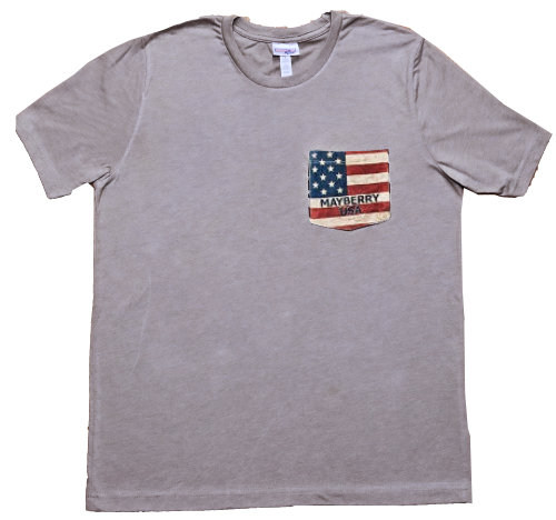 Stars & Stripes USA Flag Pocket T-shirt | 31PKT