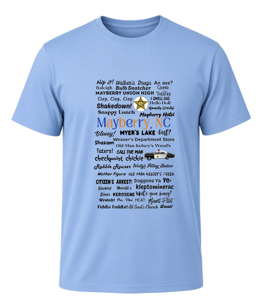 Mayberry Word Art T-shirt