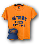Mayberry Orange and Blue T-shirt Cap Combo