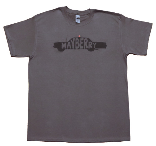 Squad Car Mayberry Charcoal T-shirt