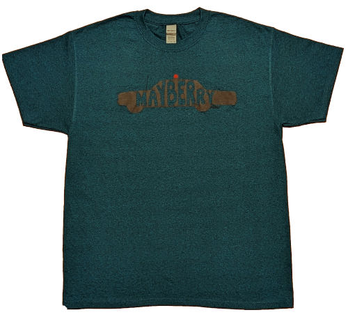 Squad Car Mayberry Midnight Green T-shirt