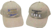 Embroidered Show Logo and Security by Fife Caps
