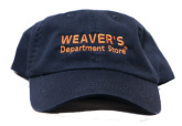 Weaver's Embroidered Logo Cap
