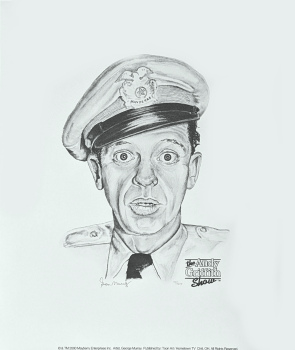 Barney Fife Lithograph (Autographed by Artist)