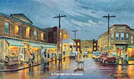 "Mayberry, My Hometown" Color Print