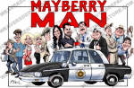 Mayberry Man Cartoon Postcard by Gary Varvel