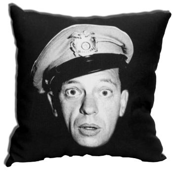 Barney Face Throw Pillow