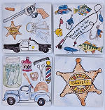Mayberry Four Coaster Set