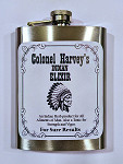Colonel Harvey's Indian Elixir Flask