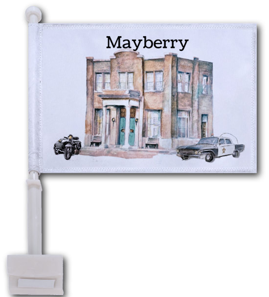Courthouse Car Flag with Pole