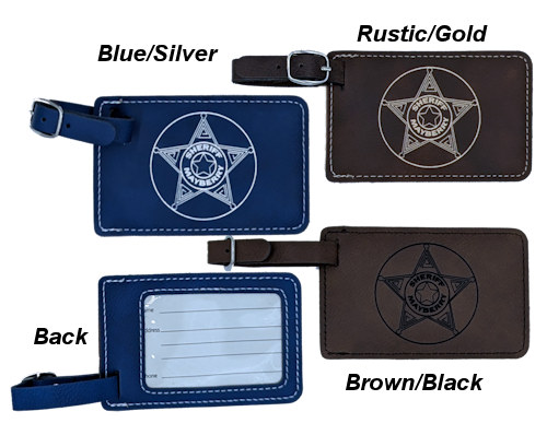 Patrol Car Emblem Luggage Tag