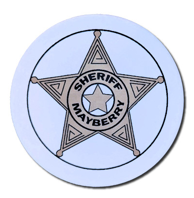 Mayberry Patrol Car Emblem Coaster