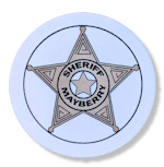 Mayberry Patrol Car Emblem Coaster