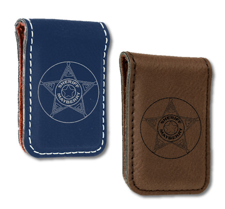 Patrol Car Emblem Money Clip