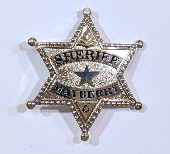 Mayberry Sheriff Badge Deluxe