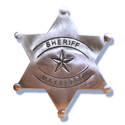 Mayberry Sheriff Badge