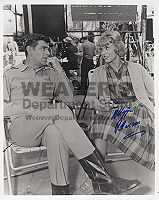 Andy & Maggie sitting talking (Autographed) Photo