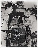 Andy & Maggie in Front Truck (Autographed Front) Photo