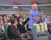 Maggie on Plane - The Odd Couple (Autographed Back) Photo