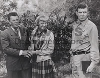Andy, Maggie & Hoke (Autographed Back) Photo