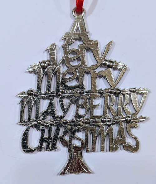 A Very Merry Mayberry Christmas Pewter Ornament