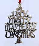 A Very Merry Mayberry Christmas Pewter Ornament