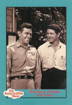 Andy and Goober Oversized Trading Card